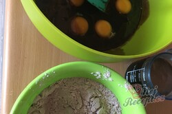 Příprava receptu Vodouch nebo Šalamounové řezy - šťavnatý koláč ke kávičce, krok 4