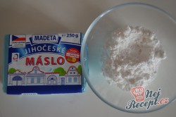 Příprava receptu Vanilková kolečka lepená marmeládou, krok 1