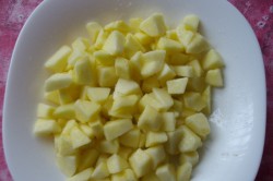 Příprava receptu Jablečné řezy s pudinkem, krok 1