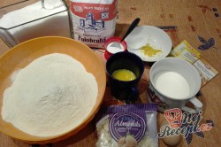 Příprava receptu Mazanec bez vajec, krok 1