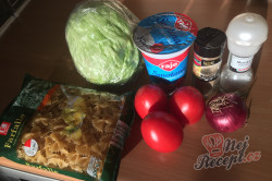 Příprava receptu Jednoduchý letní těstovinový salát připravený za 20 minut, krok 3