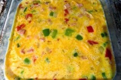 Příprava receptu Rychlá zapékaná omeleta, krok 6