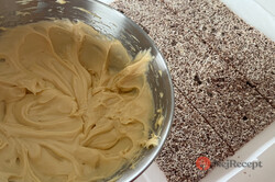 Příprava receptu Bombastické čokoládové řezy s názvem trhák, které se doslova rozplývají na jazyku, krok 3