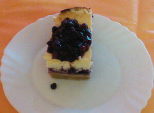 Recept Borůvkový cheesecake