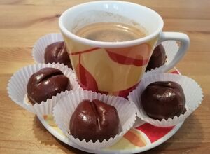 Recept Nepečená kávová zrna v čokoládě