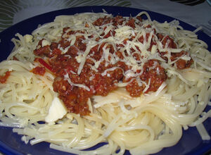 Recept Boloňské špagety