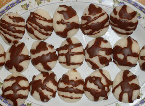 Recept Kokosové cukroví s čokoládovou polevou