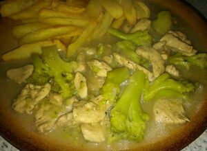 Recept Kuřecí maso s brokolicí