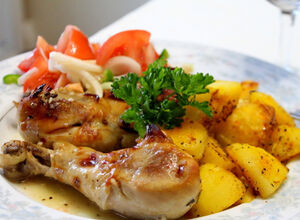 Recept Pečené kuře v řeckém stylu