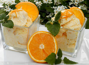 Recept Domácí pomerančová zmrzlina