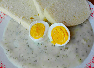Recept Koprová omáčka s vajíčkem a knedlíkem