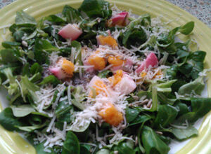 Recept Salát s polníčkem a chia semínky