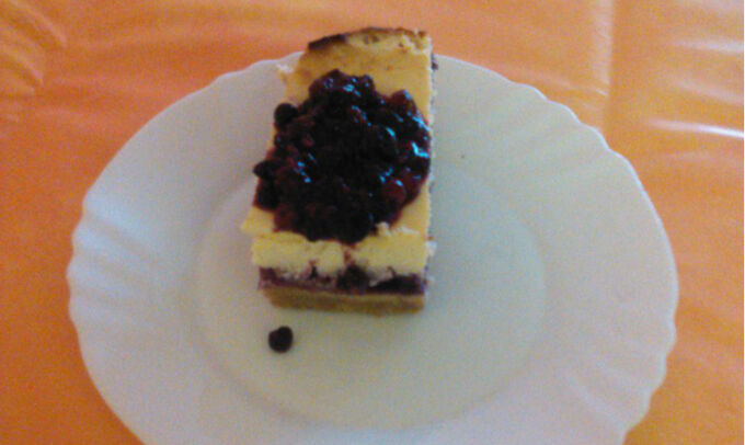 Recept Borůvkový cheesecake