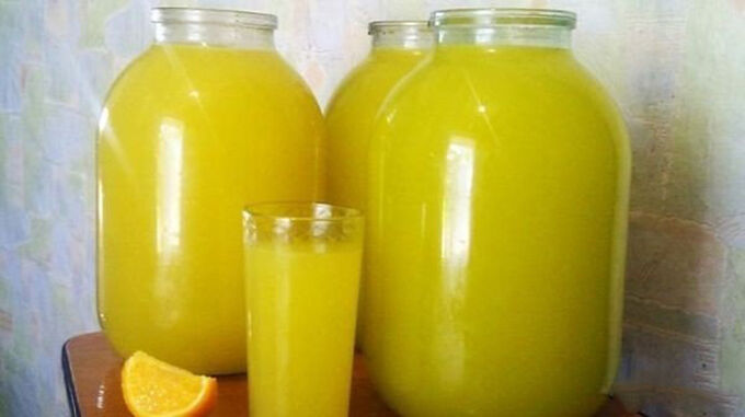 Recept Domácí pomerančový džus - 4 pomeranče = 9 l džúsu