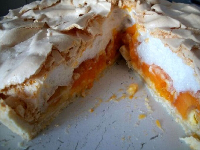 Recept Fantastický meruňkový dort SNĚHULÁK