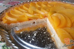 Příprava receptu Nejjednodušší ovocný koláč se želatinou, krok 16