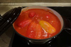 Příprava receptu Plněná paprika v rajčatové omáčce, krok 8