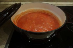 Příprava receptu Plněná paprika v rajčatové omáčce, krok 7