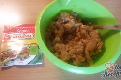 Příprava receptu Domácí kuřecí kebab - FOTOPOSTUP, krok 9