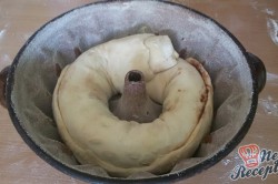 Příprava receptu Kynutá kakaová bábovka - FOTOPOSTUP, krok 9