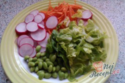 Příprava receptu Japonský zeleninový salát s asijskou zálivkou, krok 2