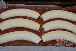 Příprava receptu Banánové řezy s čokoládovými hoblinami, krok 3