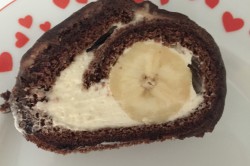 Recept Čokoládová roláda s banánem