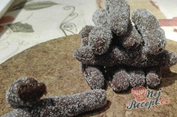 Příprava receptu Čokoládové válečky obalené ve vanilkovém cukru, krok 1