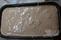 Příprava receptu Čokoládové kostky s ořechovým krémem, krok 1