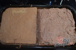 Příprava receptu Čokoládové kostky s ořechovým krémem, krok 4