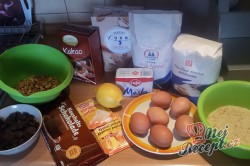Příprava receptu Čokoládová bábovka s vlašskými ořechy - FOTOPOSTUP, krok 1