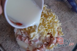 Příprava receptu Pečená rýže se šunkou a sýrem, krok 1
