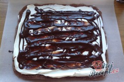 Příprava receptu Kakaová roláda s tvarohem a čokoládou, krok 1