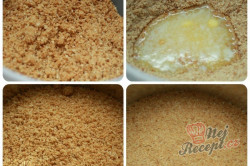 Příprava receptu Cheesecake {pečeně nepečený} s jahodami, krok 1