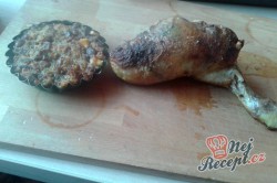 Příprava receptu Kuřecí stehno plněné přerostlou slaninou - FOTOPOSTUP, krok 5