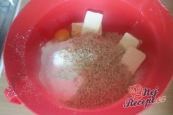 Příprava receptu Ořechově - tvarohový koláček našich babiček, krok 1