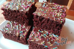 Příprava receptu Hrnkový koláček s čokoládovou polevou, krok 1