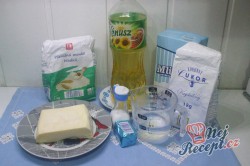 Příprava receptu Domácí sýrové rohlíčky, krok 1