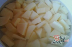 Příprava receptu Opilé krůtí játra s bramborovými pusinkami, krok 10
