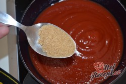 Příprava receptu Zapečený lilek s ricottou a rajčatovým pyré, krok 3