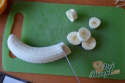 Příprava receptu Pokušení z čokolády s banány, krok 9