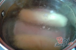 Příprava receptu Krůtí srdíčka s hlívou na smetaně s bramborovými knedlíčky, krok 11