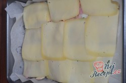 Příprava receptu Šunkovo-sýrové lasagne s houbami, krok 5