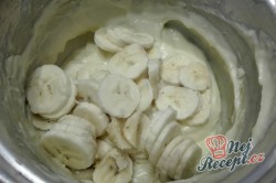 Příprava receptu Banánové řezy s vanilkovým krémem, krok 2