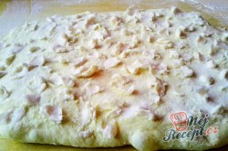 Příprava receptu Kynuté sádlové šátečky s vanilkou a ořechy - FOTOPOSTUP, krok 6