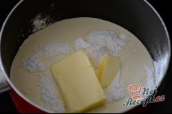 Příprava receptu Čokoládový tečkovaný dort, krok 9