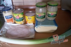Příprava receptu Celerový salát s ananasem a pórkem, krok 1