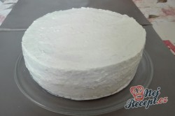 Příprava receptu Kokosový dort s Rafaello kuličkami - FOTOPOSTUP, krok 8