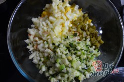 Příprava receptu Falešný bramborový salát, krok 4