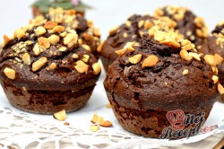 Příprava receptu Fantastické čokoládové muffiny bez pšeničné mouky plné kvalitní čokolády, krok 9
